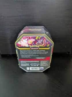Pokemon Mega Moonlit Tin Mega Clefable and Gengar set of 2 Tins Sealed - Image 4