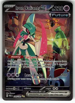 Iron Valiant ex 249/182 Special Illustration Rare Paradox Rift Pokemon Near Mint - Image 1