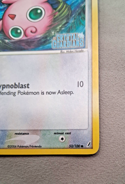 Jigglypuff 53/100 Crystal Guardians Reverse Holo Pokemon TCG - Image 5