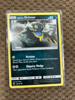 Pokemon Alolan Grimer SM Guardians Rising 63/145 Common EN - Image 1