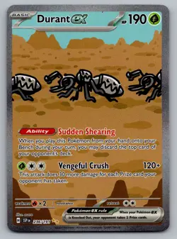 Durant ex Special Illustration Rare Pokemon SV08: Surging Sparks 236/191 NM - Image 1