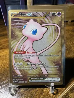 Mew EX 151 UPC Shiny Gold Metal Card Promo 205/165 MEW EN 2023 Pokemon - NM - Image 1