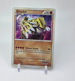 Custom SPARKLING HOLO Groudon Card Card READ DESCRIPTION BELOW - Image 1