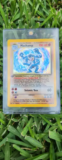 ☆Limited Time Offer!!! First Edition Holo Foil Machamp Pokemon Card☆ - Image 2