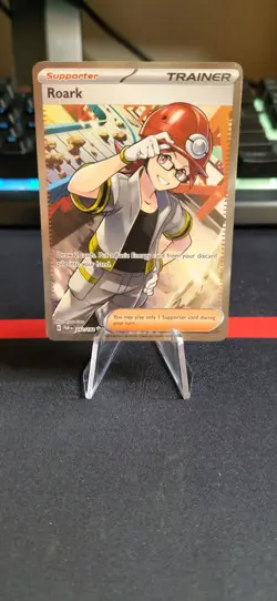 Roark 242/182 Ultra Rare NM Scarlet & Violet (Paradox Rift) Pokemon Trainer Card - Image 1