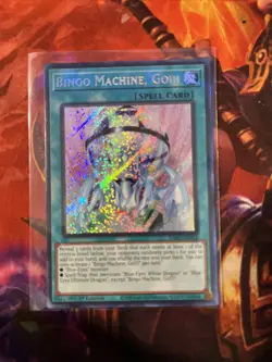 Bingo Machine Go!!! RA02-EN062 Secret Rare Yugioh Card 1st Edition Mint - Image 1