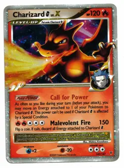 Pokemon Card: Charizard G Lv. X 143/147 Platinum Supreme Victors Ultra Rare! - Image 1