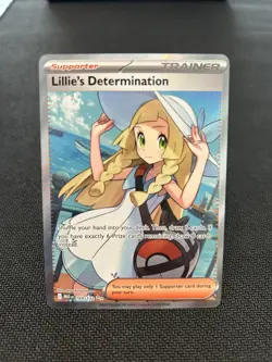 Lillie's Determination 169/132 ME01 Ultra Rare Full Art Holo - Image 1