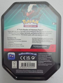 Pokemon TCG Slaking, Tyranitar & Darkrai - Lot Of 3 New Sealed Collector Tins - Image 5
