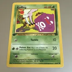 Pokemon 1st Edition Team Rocket (2000) - Koffing 58/82 - LP - Buy 3 Get 2 Free - Image 1