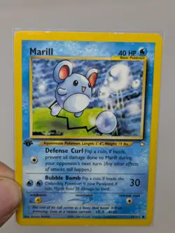 Marill 66/111 1st Edition Neo Genesis Pokemon TCG-LP - Image 3