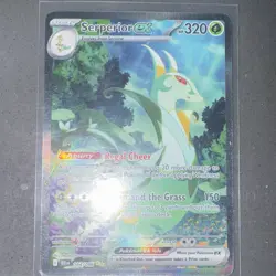 Pokemon Serperior ex Full Art Holo 164/086 Sv: Black Bolt 320 HP EN SIR - Image 1