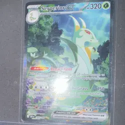 Pokemon Serperior ex Full Art Holo 164/086 Sv: Black Bolt 320 HP EN SIR - Image 3