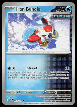 Iron Bundle 062/167 Uncommon Twilight Masquerade Pokemon Near Mint - Image 1