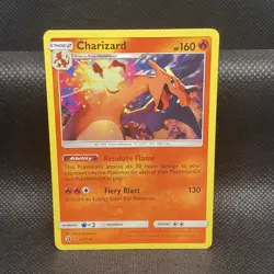 2018 Pokemon Sun & Moon - Dragon Majesty Holo Charizard #3 NM - Image 1