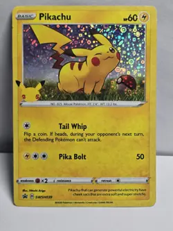 The Pokemon Company Pikachu SWSH039 SWSH Promo Holo English 60 HP - Image 1