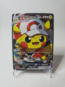 Pokemon Non TCG Ash Ketchum Pikachu Custom Fanart Holo (English) - NM - Image 1