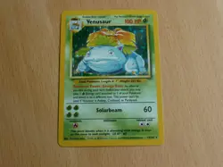 Pokemon Base Set Venusaur 15/102 - Moderately Played - Image 1