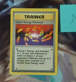 Super Energy Removal, Base Set 79/102- Damaged - Image 1