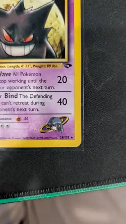 Pokemon Sabrina's Gengar 29/132 Gym Challenge 1st Edition Rare Regular 90 HP - Image 4