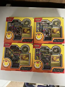 New Sealed Pokemon Day 2026 Collection, 3 Packs & Pikachu Promo In hand X (4)🔥 - Image 1