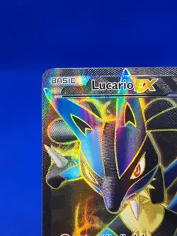 2014 Pokemon XY Furious Fists Lucario EX 107/111 Ultra Rare LP - Image 3