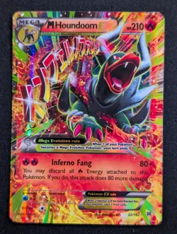 M Houndoom EX 22/162 XY - BREAKthrough Pokemon NM Holo - Image 1