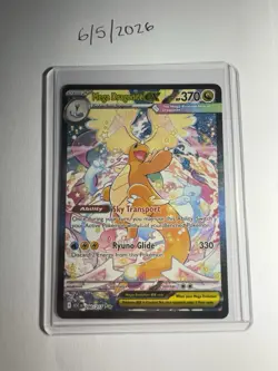 Mega Dragonite EX 290/217 ASCEND Secret Rare Full Art Holo Pokemon TCG - Image 1