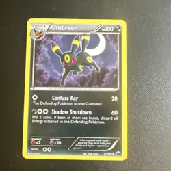 Pokemon TCG Umbreon Dark Explorers Uncommon 61/108 100 HP English Stage 1 - Image 1