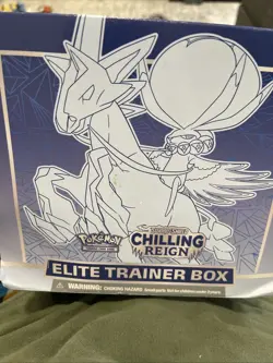 Pokemon Sword & Shield Chilling Reign Elite Trainer Box Some Parts Still Sealed - Image 5