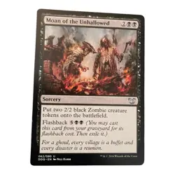 Magic the Gathering MTG Moan of the Unhallowed (62) DD Blessed vs. Cursed   LP - Image 1