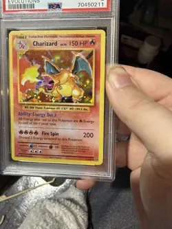 Charizard 11/108 HEAVY HOLO BLEED Misprint Pokemon XY Evolutions (MP) SEE VIDEO - Image 3