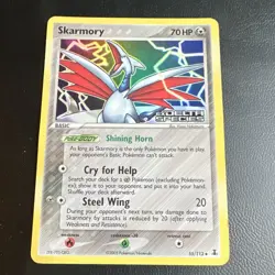 Pokemon TCG Skarmory Delta Species Uncommon Reverse Holo 55/113 70 HP 2005 - Image 1