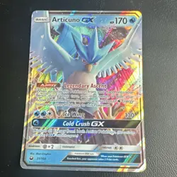 Pokemon TCG Articuno GX Sm-Celestial Storm Ultra Rare Holo 31/168 170 HP - Image 1