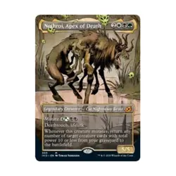 WOTC MtG Ikoria Lair of Behemoths Nethroi, Apex of Death (Showcase) (MR) NM - Image 1