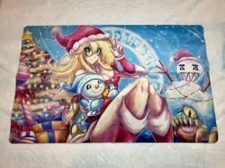 TSX1 Yu-Gi-Oh! Christmas Dark Magician Girl 24"x14" Cloth Single Player Playmat - Image 1