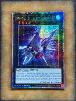 Yugioh Number 101: Silent Honor ARK RA04-EN211 Quarter Century Rare 1st Ed NM - Image 1