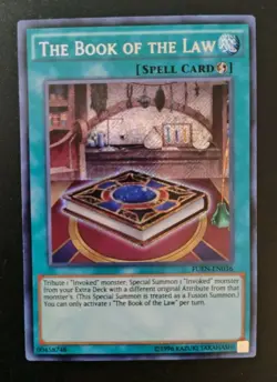 Near Mint Yugioh The Book of the Law - FUEN-EN036 - Secret Rare Unlimited - Image 1