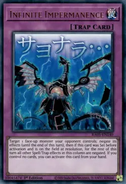 Yugioh! Infinite Impermanence - RA05-EN140 - Ultra Rare - 1st Edition Near Mint, - Image 1