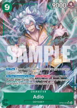One Piece TCG | Adio (Parallel) | OP09-023 | Emperors in the New World | NM - Image 1