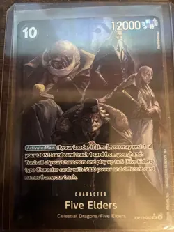 Five Elders (Alternate Art) OP13-082 Carrying On His Will Foil - Image 1
