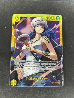 One Piece Trafalgar Law EB03-062 Secret Rare In English - Image 3