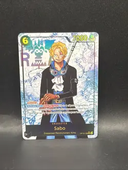 One Piece TCG Carrying on His Will - Sabo OP13-120 SEC Alt Art Parallel ENG - Image 1