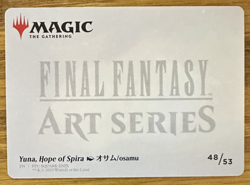 MTG Final Fantasy Art Card, Yuna, Hope of Spira 48/53 - Image 2