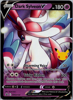Dark Sylveon V Promo SWSH: Sword & Shield Promo Cards SWSH134 NM - Image 1