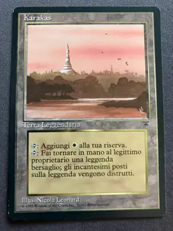 MTG [ITALIAN] Karakas {Legends} - LP - Image 1