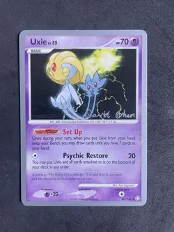 Uxie 43/146 - NON-HOLO - 2009 World Championships - POKEMON CARD - NM - Image 1