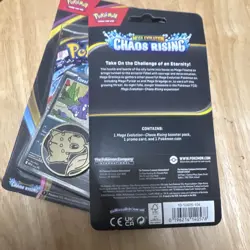 Pokemon TCG Mega Evolution—Chaos Rising Booster Pack Toxel Promo Card Coin - Image 2