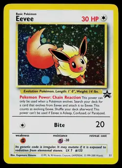 Pokemon Card - Eevee Wizards Black Star Promos 11 Promo - Image 1