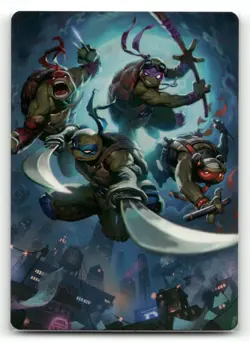 Heroes in a Half Shell Art Card #41 Teenage Mutant Ninja Turtles - Image 1